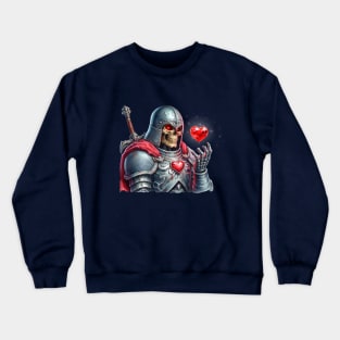 Skeleton Knight Finds Love Crewneck Sweatshirt